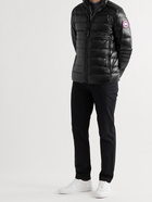 CANADA GOOSE - Crofton Slim-Fit Quilted Recycled Nylon-Ripstop Down Jacket - Black - S