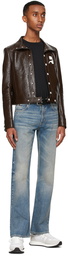 Courrèges Brown Vinyl Jacket