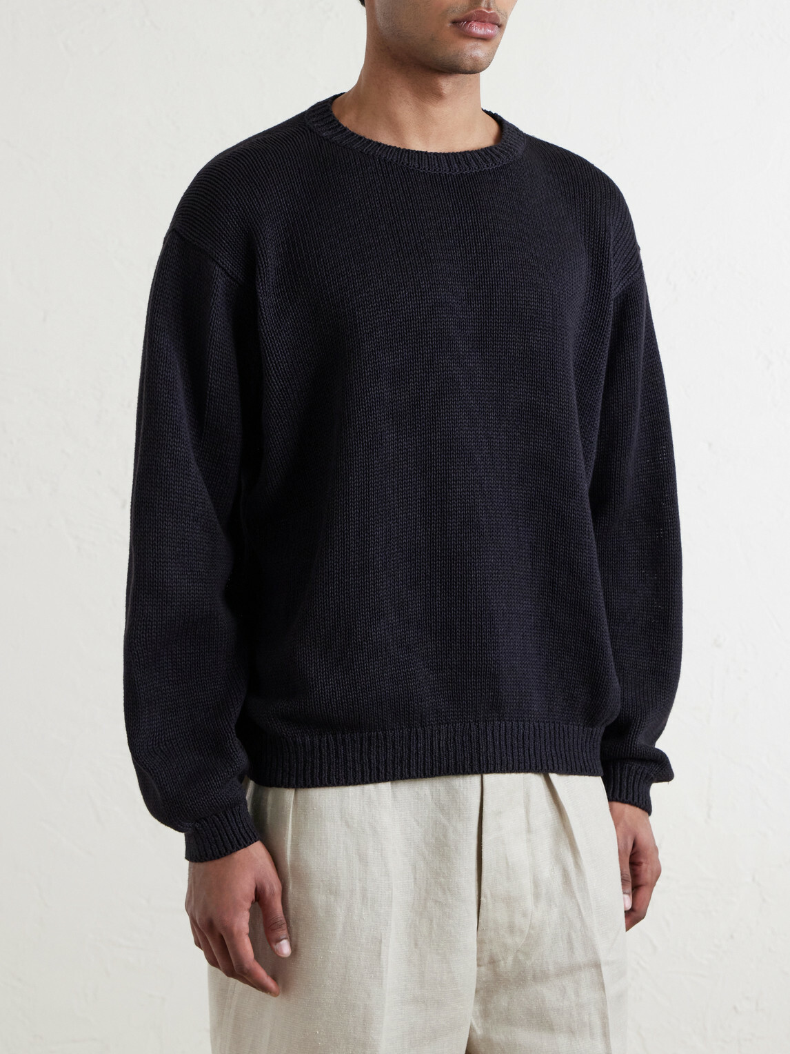 Kaptain Sunshine - Cotton Sweater - Black