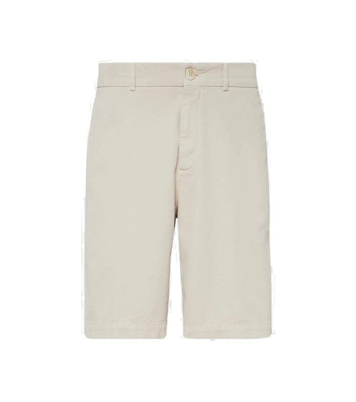 Photo: Brunello Cucinelli Cotton Bermuda shorts