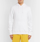 Reigning Champ - Zip-Detailed Perforated Loopback Cotton-Blend Jersey Hoodie - Men - White