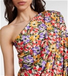 Stella McCartney Floral one-shoulder minidress
