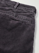 Remi Relief - Straight-Leg Cotton-Blend Corduroy Shorts - Black