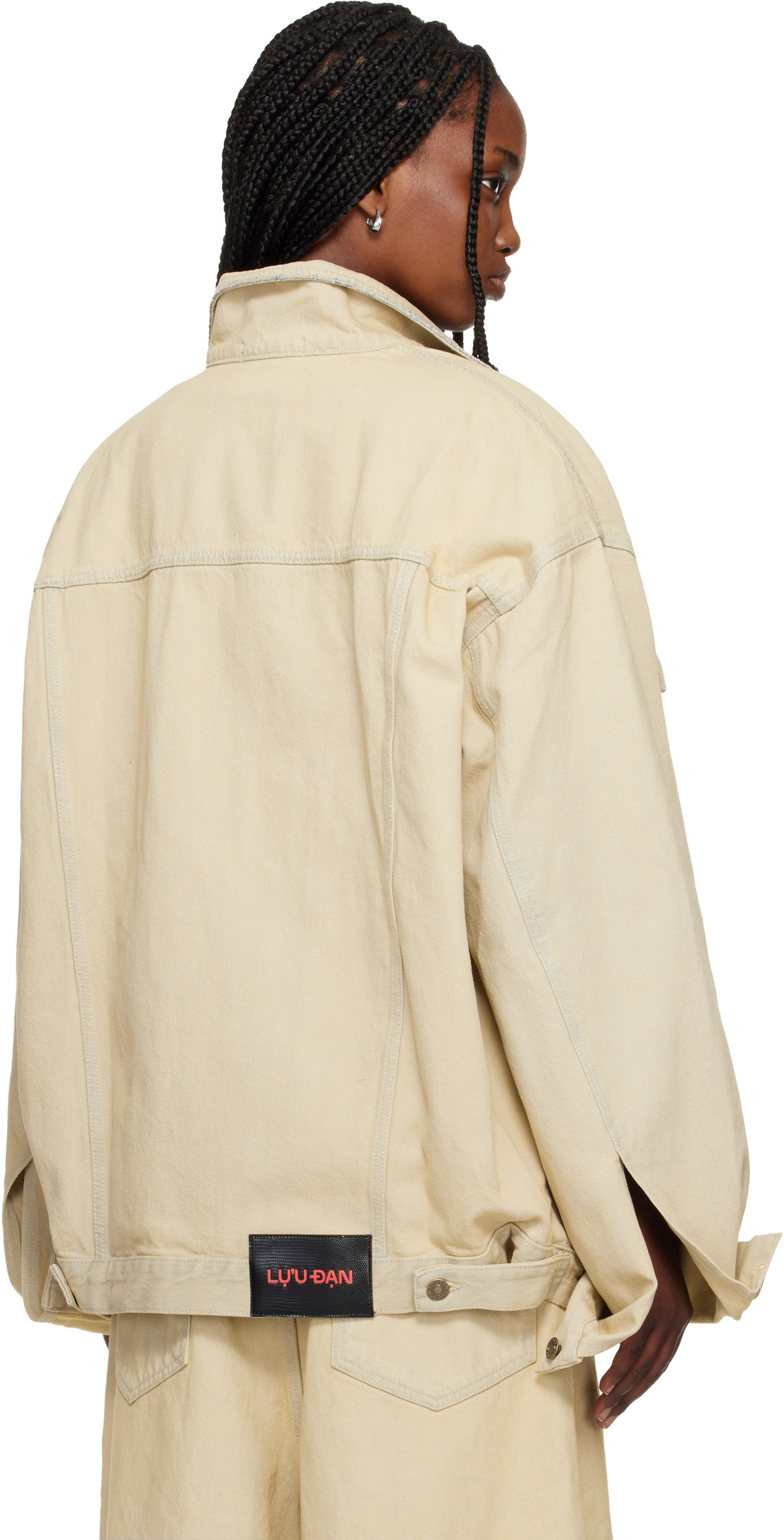 LU'U DAN Off-White Drifter Denim Jacket
