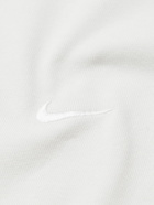 Nike - Solo Swoosh Logo-Embroidered Cotton-Jersey T-Shirt - Neutrals