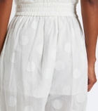 Zimmermann Solstice polka-dot cotton balloon pants