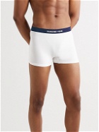 Hamilton And Hare - Five-Pack Stretch-Jersey Boxer Briefs - White