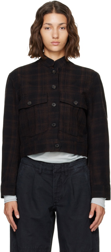 Photo: JEANERICA Brown Lee Check Jacket