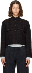 JEANERICA Brown Lee Check Jacket