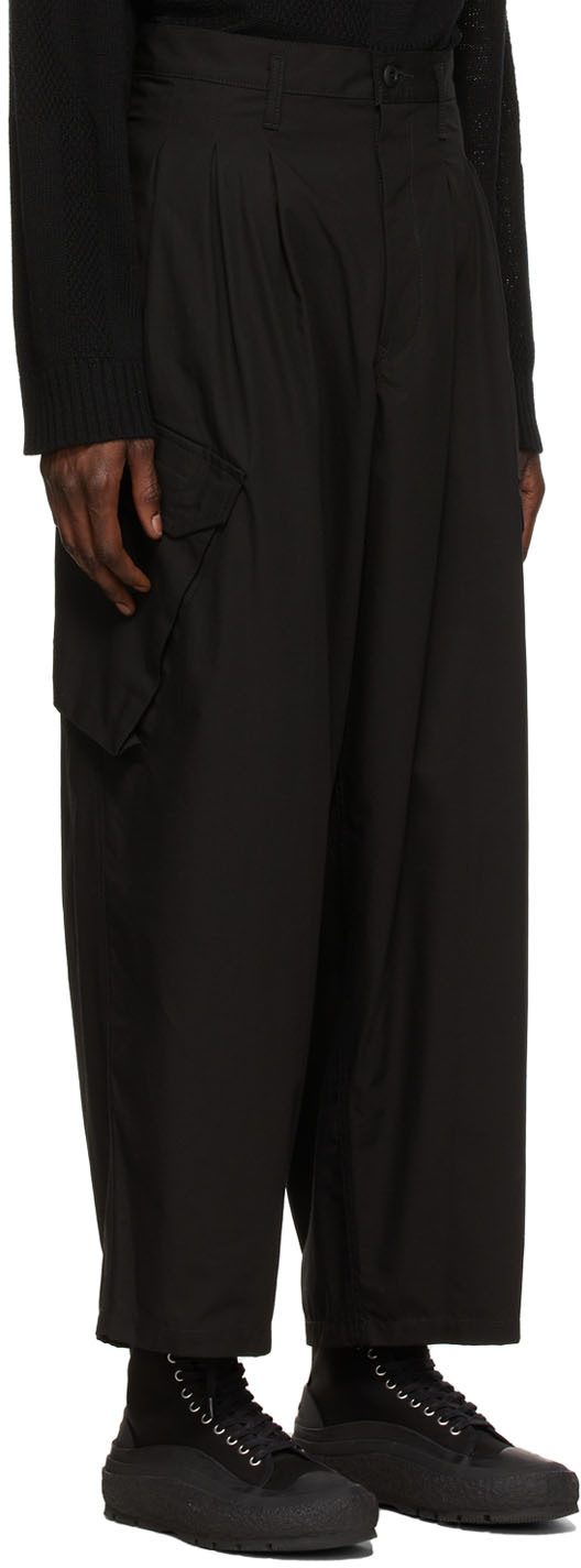 Yohji Yamamoto Black Scandal Cargo Pants Yohji Yamamoto