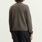 Maison Margiela Men's Fused Knit Sweater in Mud/Ecru