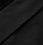 Monitaly - Ridge Panelled Velvet and Vancloth Cotton Jacket - Black