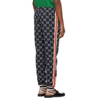 Gucci Navy GG Supreme Lounge Pants