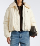 Polo Ralph Lauren Teddy-trimmed cropped blouson jacket
