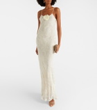 Rodarte Devoré floral velvet gown