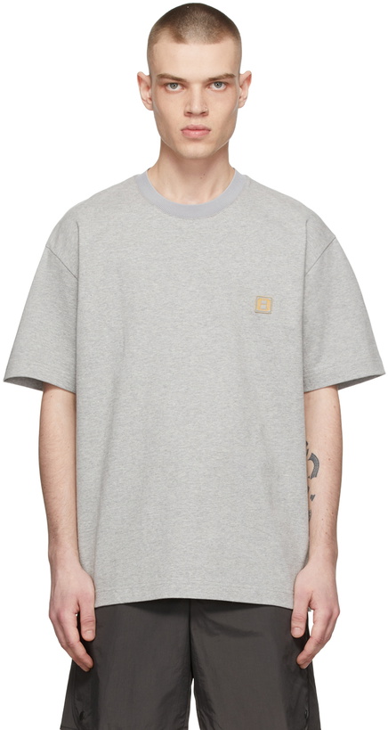 Photo: Solid Homme Grey Cotton T-Shirt