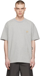 Solid Homme Grey Cotton T-Shirt