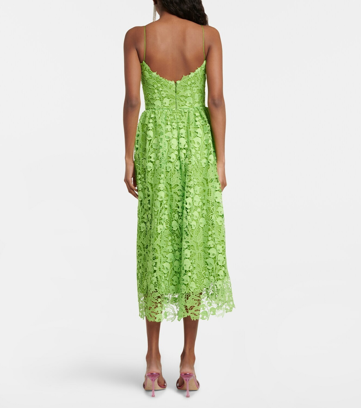 Monique Lhuillier Lace midi dress Monique Lhuillier