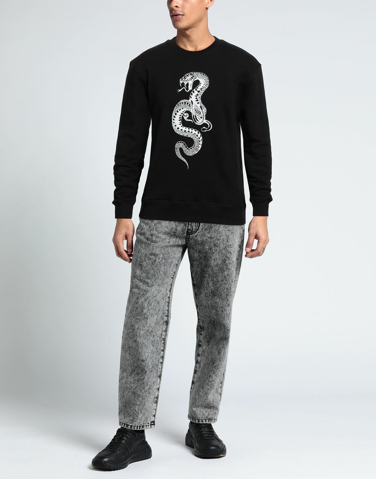 Roberto Cavalli Mens Sweatshirt in Black