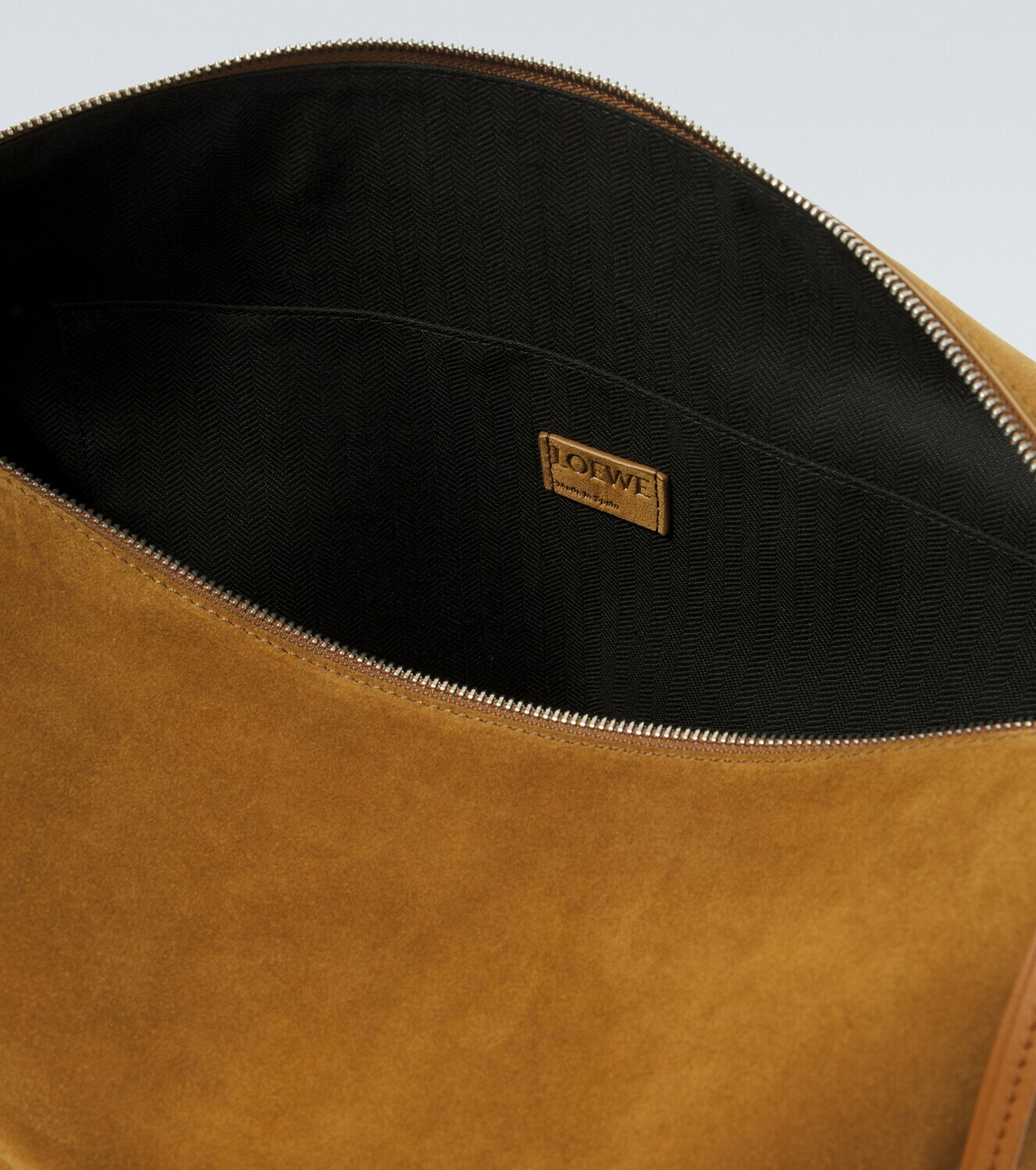 Loewe Loop Large suede shoulder bag