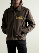 Local Authority LA - Dickies® Sunset Strip Autoparts Appliquéd Padded Drill Jacket - Brown