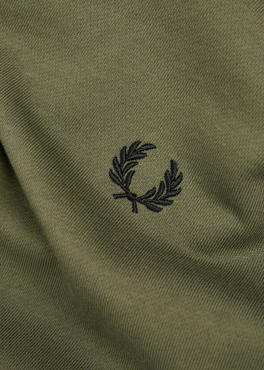 Fred Perry Half-zip Cotton Sweatshirt Green