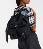 Prada Re-Nylon Medium leather-trimmed backpack
