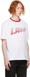 Lanvin White Jersey Logo T-Shirt