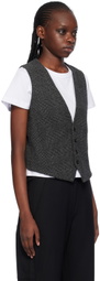 LESET Gray Austyn Vest