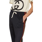 Gucci Blue Web Lounge Pants