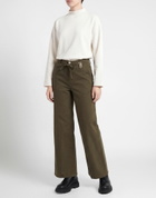 Jijil Womens Pants Military in Green