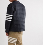 Thom Browne - Striped Quilted Shell Down Jacket - Blue