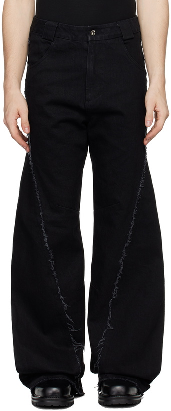Photo: CMMAWEAR Black Articulated Jeans