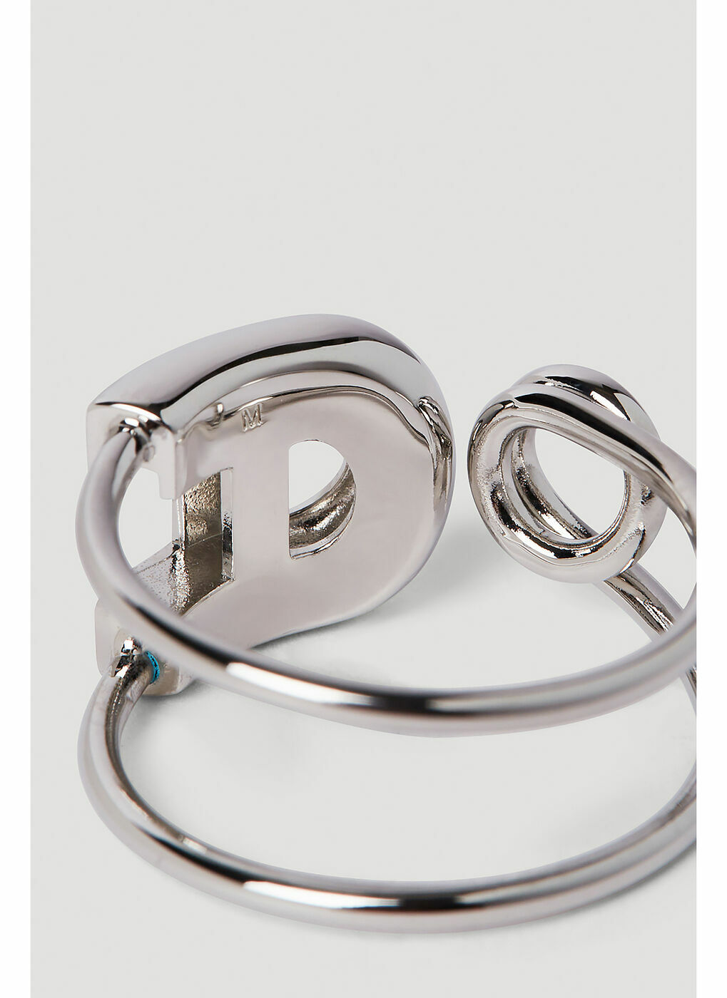 A-Safety Pin Ring in Silver Ambush