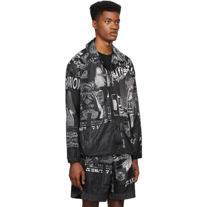 Diesel Black and White J-Akiprint Jacket Diesel