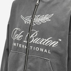 Cole Buxton Men's International Zip Hoodie in Washed Black