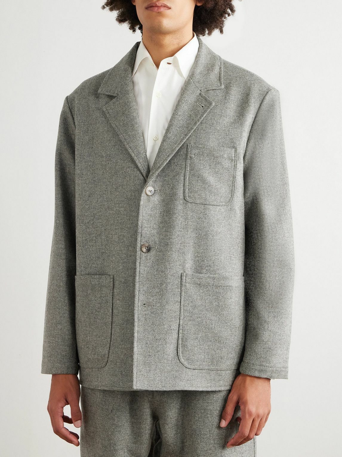 De Bonne Facture - Traveler Wool-Twill Suit Jacket - Gray