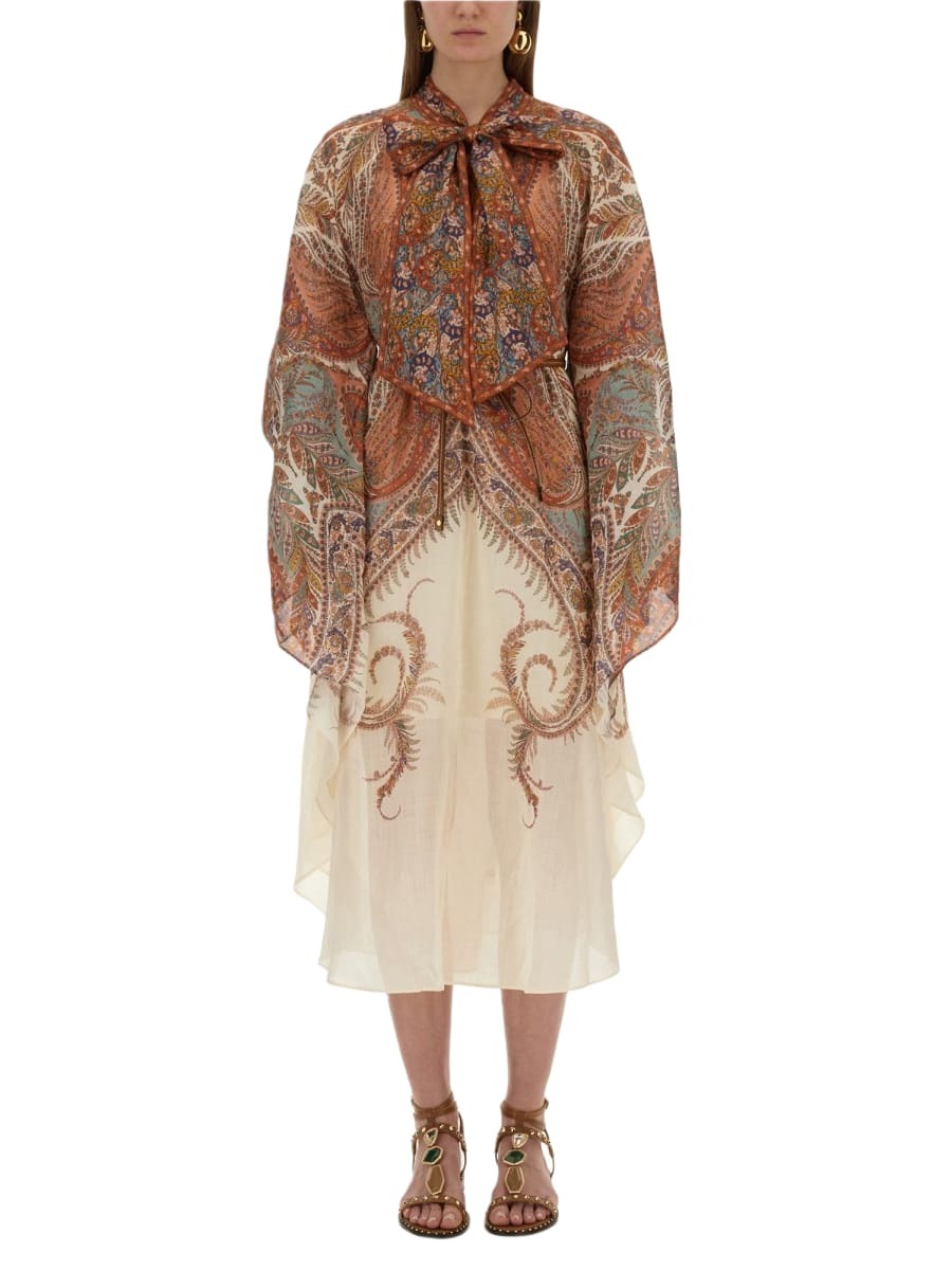 Zimmermann Utility polka-dot midi dress Zimmermann