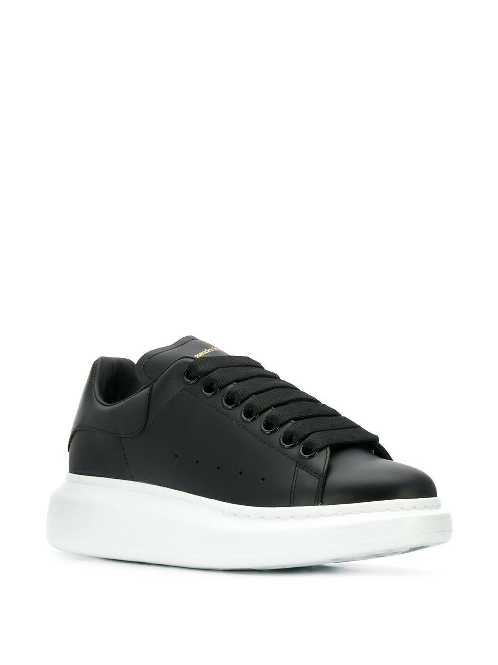 ALEXANDER MCQUEEN - Oversized Leather Sneakers Alexander McQueen