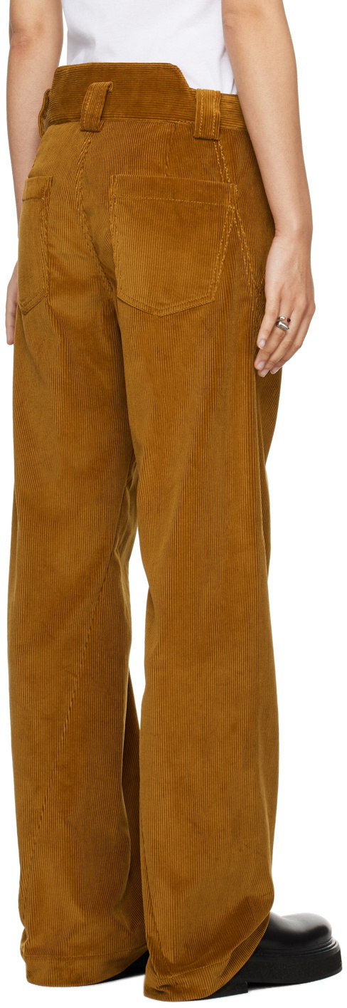Commission Tan Twisted Trousers