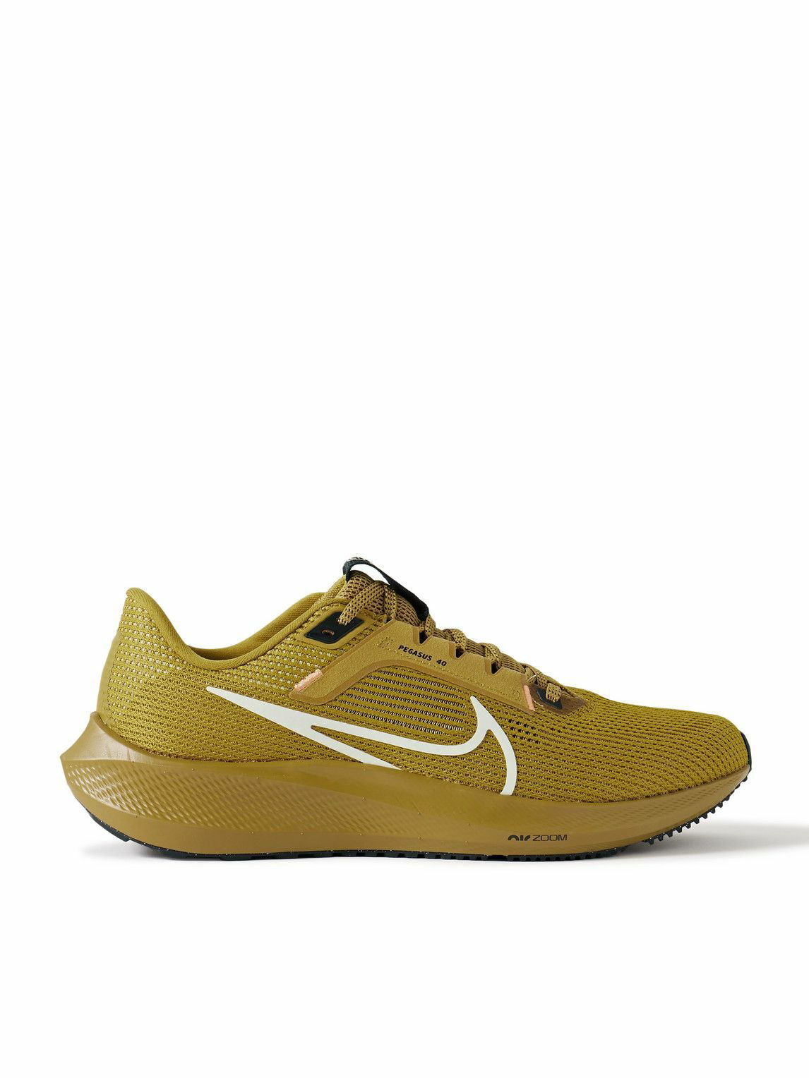 Photo: Nike Running - Air Zoom Pegasus 40 Rubber-Trimmed Mesh Running Sneakers - Brown