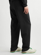 The Row - Jonah Straight-Leg Virgin Wool and Mohair-Blend Trousers - Black