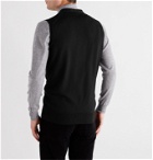 John Smedley - Stavely Merino Wool Sweater Vest - Black
