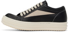 Rick Owens Black Porterville Vintage Sneakers