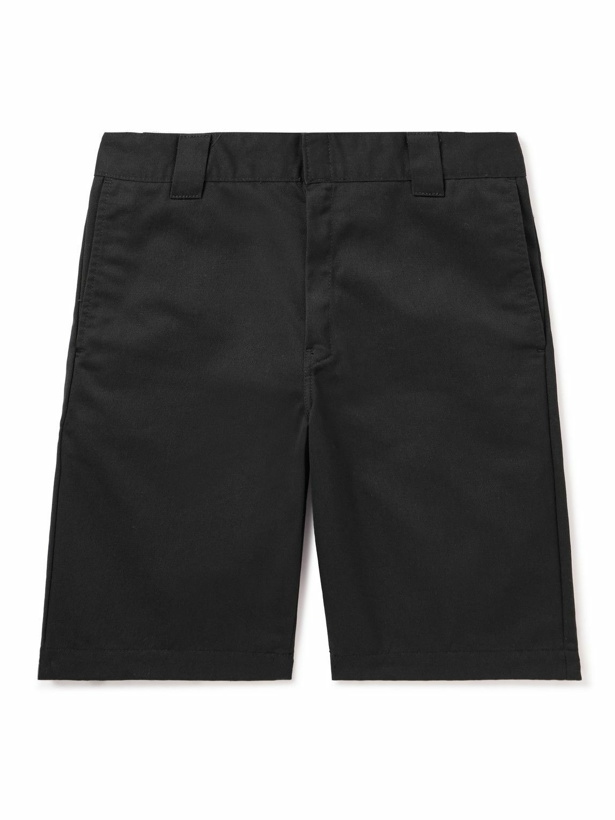 Photo: Carhartt WIP - Master Straight-Leg Canvas Shorts - Black