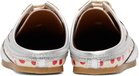 Dries Van Noten Brown & Silver Leather Mule Sneakers