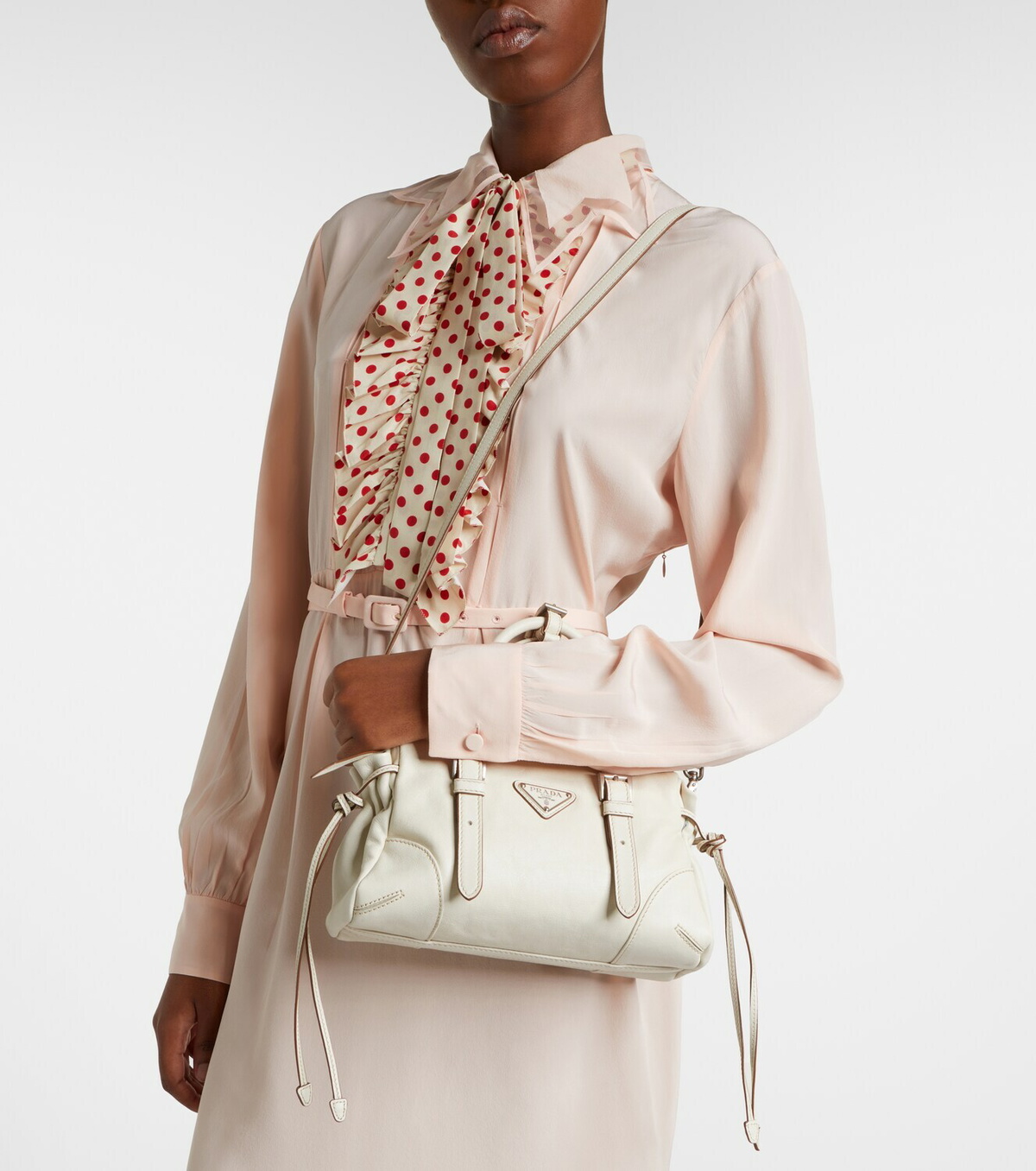Prada Prada Karin Small leather top-handle bag