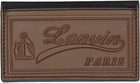 Lanvin Black & Brown 'Catch By Lanvin' Two Fold Card Holder