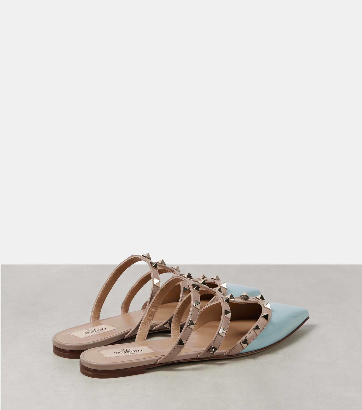 Valentino Garavani Rockstud leather mules Valentino Garavani