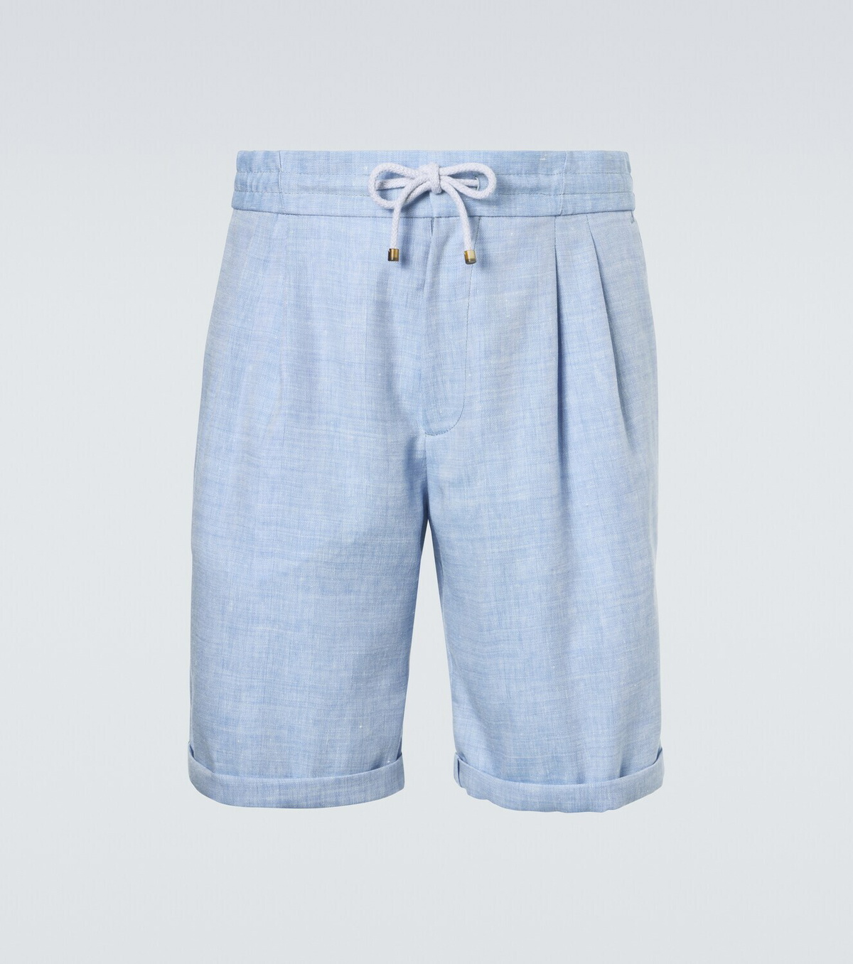 Brunello Cucinelli Linen and wool Bermuda shorts